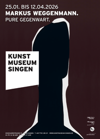 Plakat zur Ausstellung "Markus Weggenmann"