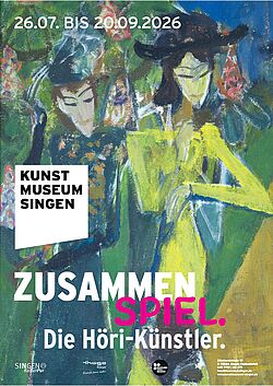 Grafik zur Aussstellung Zusammenspiel die HöriKünstler